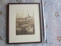 Стара картина офорт гравюра подписана 6, снимка 2