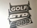 Стикери за заден панел на голф 2, снимка 2