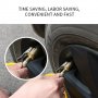 Качествена метална връзка с накрайник за маркуч с отвор 8 мм за помпа за гуми кола автомобил велосип, снимка 4