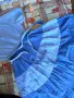 синя рокля на воали с коланче Л рр, снимка 2