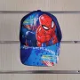 Нова детска шапка с козирка СпайдърМен (SpiderMan) в син цвят, снимка 1