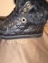 Gucci дамски кецове от естествена кожа и естествен косъм , снимка 8
