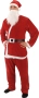 Костюм дядо коледа, коледен костюм, дрехи на дядо коледа за възрастни, мъжки костюм за възрастен, снимка 1