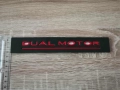 Tesla Dual Motor червен гланц надпис, снимка 3
