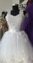 къса бална официална сватбена рокля в цвят и размер по заявка, снимка 4
