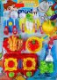 Детски кухненски комплект с котлон , снимка 1 - Кукли - 38751125