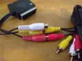 Кабел,приставка SCART / SCART / 3 чинч женско, снимка 9