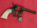 Стара играчка пистолет с капси, Италия. , снимка 13