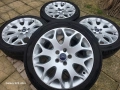 Лети джанти 17ки 5х108 Ford + летни гуми 205/50/17, снимка 1