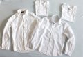 Лот от 2 броя бели ризи и 2 броя потници за дете на 9-10 г. , снимка 1 - Детски Блузи и туники - 38873789