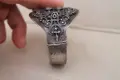 Посребрена гривна за градска носия, снимка 3