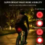 ROCKBROS Велосипедна задна светлина Smart, спирачка за велосипедни задни светлини , снимка 4