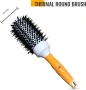 Кръгла керамична четка за коса 53 мм, Global Keratin Thermal Round Anti-Static Brush 53 mm, снимка 3