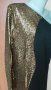 Официална дълга рокля - черно и златисто 🍀👗L,XL(44-46р-р)👗🍀, снимка 11