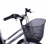 Кошница за велосипед, кошница с едра мрежа, 29/ 26 см., черна, снимка 1