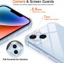 Нов Защитен калъф кейс гръб за телефон iPhone 14 Plus +3 закален стъклен протектор Айфон, снимка 3