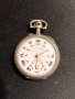 Швейцарски джобен часовник с посребрени капаци 1905г. - 10 РУБИНА, снимка 1