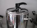 Тенджера под налягане херметическа 9 литра, двойно дъно ! 	, снимка 5