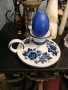 Delft порцеланов свещник , снимка 1