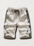 Мъжки карго къси панталони с джоб с шнур с еластична талия, 4цвята - 023, снимка 2