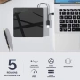 Външно CD/DVD устройство с USB 3.0 и Type-C – преносимо, снимка 2