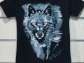 Нова детска тениска с дигитален печат Сив Вълк, Серия Вълци, снимка 6