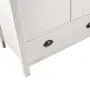 vidaXL Гардероб с 3 врати Hill бял 127x50x170 см борово дърво масив, снимка 7