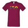 Мъжка тениска Peace Love Pride 1 multicolor Прайд,Празник.Повод,Изненада, снимка 4