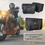 Дисаги за мотоциклет, странични чанти, куфари КОЖА PA881 30/20/13 CM 2 БР/К-Т, снимка 5
