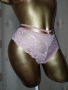 hunkemoller XL Еластична, прозрачна бикина с чокър в талията цвят праскова , снимка 1 - Бельо - 44692989