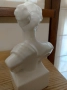 Класически порцеланов бюст на богиня Дияна, перфектно изпълнение чиста, нова , снимка 4
