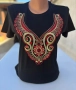 Тениски с бродирана шевица, снимка 2