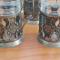  Руски стакани подстакани мнц, снимка 7 - Антикварни и старинни предмети - 29363838