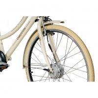 Нов Електрически велосипед 28- цола HOLANDIA Light ivory, Дамски Велосипед с Shimano Nexus 7, снимка 4 - Велосипеди - 40156747