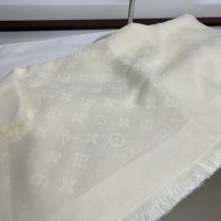 Louis Vuitton нов шал бял и черен, снимка 3 - Шалове - 42383959