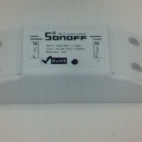 Smart превключвател Sonoff Basic WiFi с едно реле, Пластмаса, Бял, снимка 1 - Друга електроника - 31632810