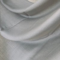 Голям шал 175/75см,цвят мляко с кафе, снимка 1 - Шалове - 29432252
