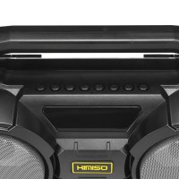 Мощно двойно караоке  KIMISO KM-S1 с микрофон, Блутут, MP3, 10W RMS, снимка 3 - Тонколони - 38222240