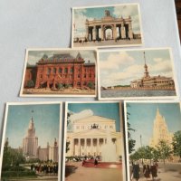 Стари картички от Москва от 1956 г., снимка 2 - Колекции - 37085585