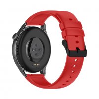 Силиконова каишка HUAWEI Watch GT 2, GT 2 Prо – 42/ 46mm червена Red, снимка 3 - Каишки за часовници - 38088691