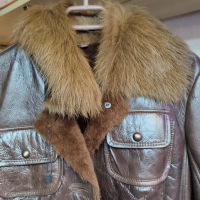 Дамско кожено яке - естествена кожа НОВО, снимка 16 - Палта, манта - 44702274