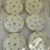 Майсен порцеланови чинии Meissen 6 броя комплект, снимка 2 - Антикварни и старинни предмети - 44148100
