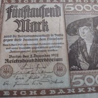 Райх банкнота - Германия - 5000 марки / 1922 година - 17968, снимка 4 - Нумизматика и бонистика - 31019791