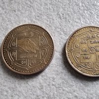 Непал . 1 и 2 рупии. 3 бройки, снимка 7 - Нумизматика и бонистика - 44229540