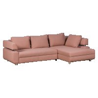 Ъглов разтегателен диван PANAMA - корал 55, снимка 1 - Дивани и мека мебел - 33722560