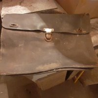 Стара кожена чанта за документи -10лв, снимка 1 - Други ценни предмети - 31872552