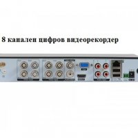8ch DVR - 8канален цифров видеорекордер за видеонаблюдение, снимка 2 - Комплекти за видеонаблюдение - 28803392