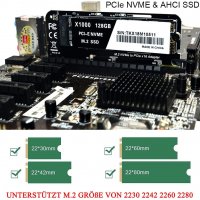 NVMe PCIe адаптер с радиатор, M.2 NVMe SSD към PCI Express 3.0, снимка 2 - Други - 34215046