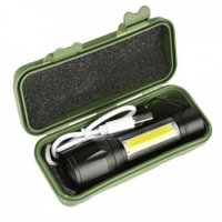 Алуминиев Водоустойчив LED Фенер с USB Зареждане 1000 Лумена, снимка 2 - Лед осветление - 32061563