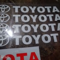 Стикери за Тойота Toyota за дръжки на врати и огледало кола автомобил джип мотор , снимка 2 - Аксесоари и консумативи - 30711348